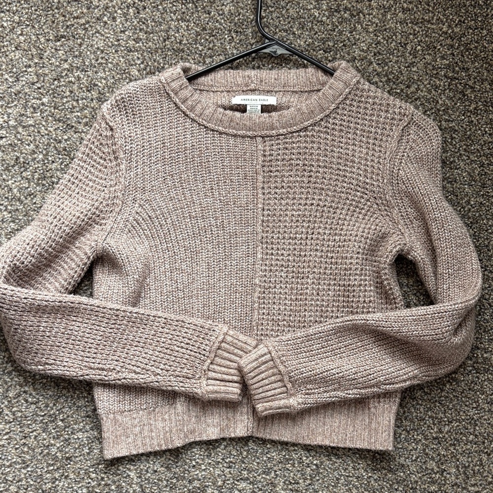 American Eagle Outfitters Women's Beige Sweater
